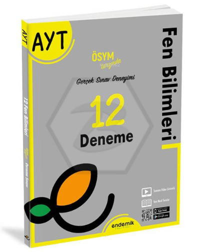  2022 Ayt Fen Bilimleri 12Li Deneme Sınavı | Kolektif | Endemik Yayınları (Hazırlık) | 9786257430401 | 