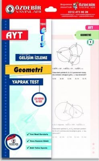 Özdebir AYT Geometri Gis Yaprak Test