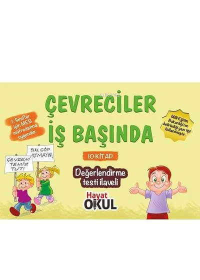 Çevreciler İş Başında Set 1.Sınıf 10 Kitap