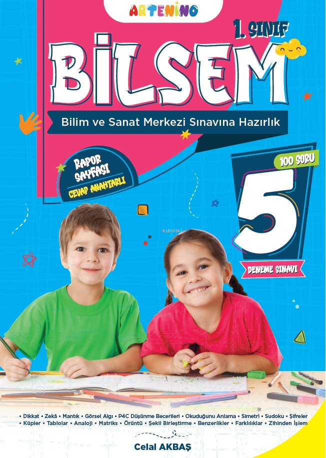 1. Sınıf 2025 Bilsem Sınavına Hazırlık 5’li Deneme Sınavı