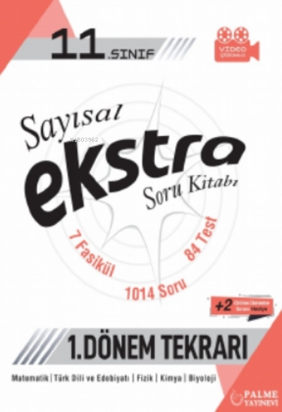 11. Sınıf Sayısal Exstra Soru Kitabı;1. Dönem Tekrarı