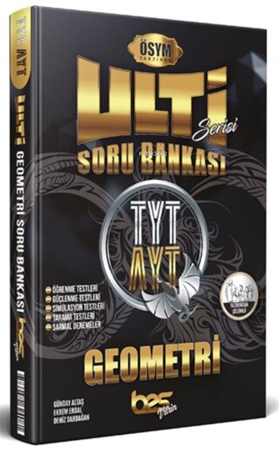  BES ULTİ YKS TYT AYT SORU BANKASI GEOMETRİ 2022 | Kolektif | Bes Yayınları (Hazırlık) | 9786052624937 | 