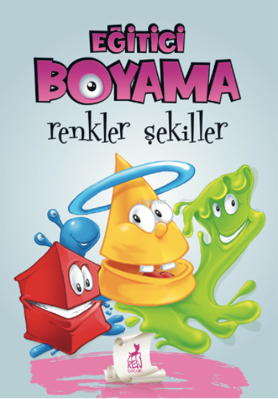 Eğitici Öğretici Boyama -Renkler Şekiller