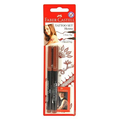  Faber Castell Dövme Kalemi (Body Marker) (Tattoo Set) (Kahverengi) (İkili) | Faber Castell Dövme Kalemi (Body Marker) (Tattoo Set) (Kahverengi) (İkili) | Faber Castell | 4005401500377 
