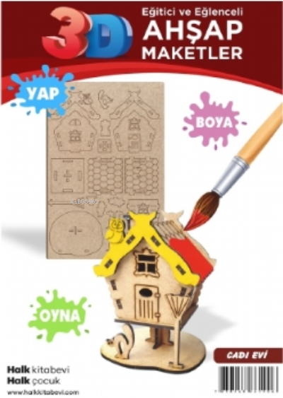  Cadı Evi Ahşap Maket | Cadı Evi Ahşap Maket | Halk Kitabevi | 7858248861906 