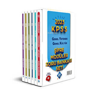  2023 KPSS GYGK Şifre Modüler Soru Bankası Seti | Kolektif | KR Akademi | 9786054378869 | 