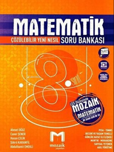 8.Sınıf Mozaik  S.B. Matematik - 2023