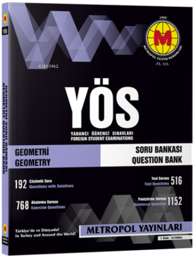 YÖS Geometri Soru Bankası (Başlangıç Seviyesi)