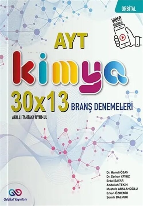 AYT Kimya 30 x 13 Branş Denemeleri