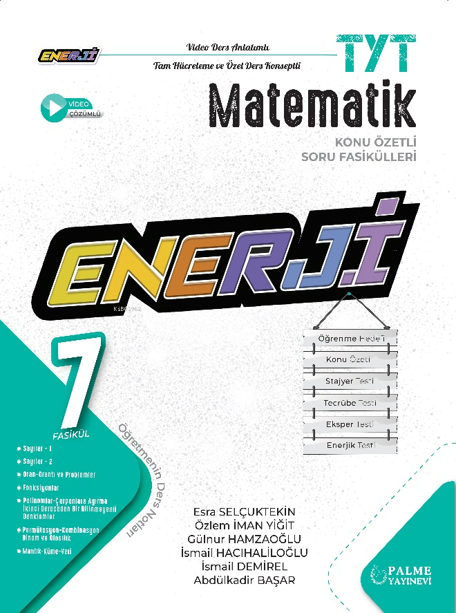 Palme YKS TYT Enerji Matematik Konu Özetli Soru Fasikülleri