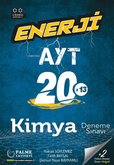 Enerji AYT Kimya 20 Deneme Sınavı