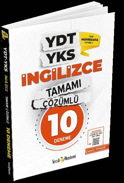 YDT YKS İngilizce Tamamı Çözümlü 10 Deneme