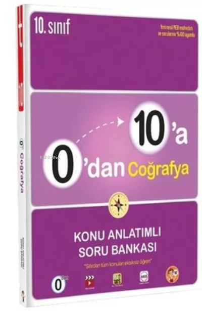 0'dan 10'a Coğrafya Konu Anlatımlı Soru Bankası