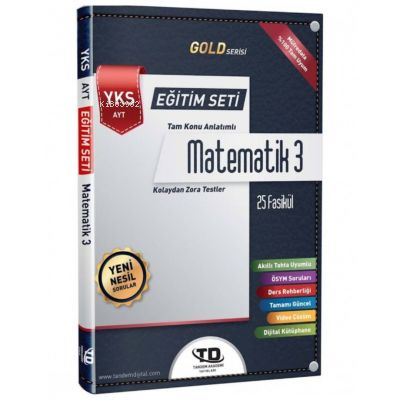 Tandem Yayınları Ayt Matematik 3 (Fasikül)