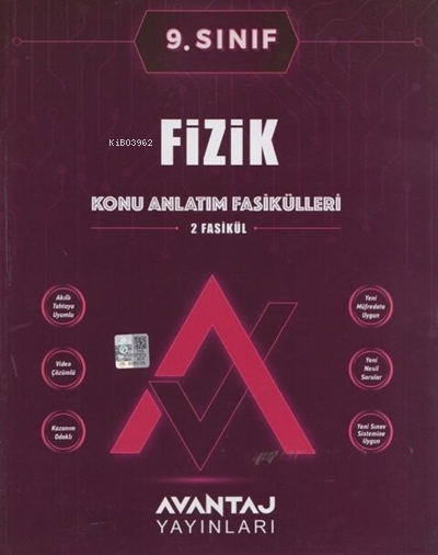 Avantaj Yayınları 9.Sınıf Fizik Konu Anlatım Fasikülleri