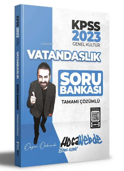  2023 KPSS Vatandaşlık Tamamı Çözümlü Soru Bankası | 2023 KPSS Vatandaşlık Tamamı Çözümlü Soru Bankası | Özgür Özkınık | HocaWebde | 9786057198952 