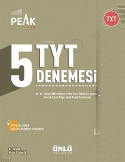 Ünlü TYT Best Peak 5li Denemesi