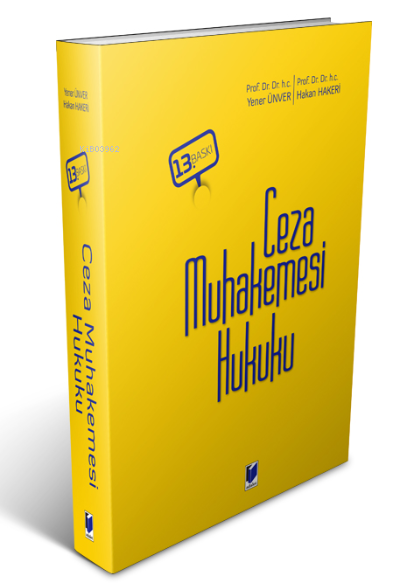  Ceza Muhakemesi Hukuku | Hakan Hakeri | Yener Ünver | Adalet Yayınevi | 9786053002567 | 