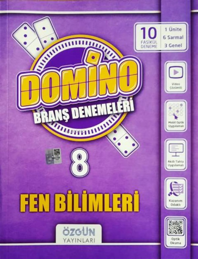  8 Sınıf LGS Fen Bilimleri Domino Branş Denemeleri | Kolektif | Özgün Yayıncılık | 9786057678287 | 