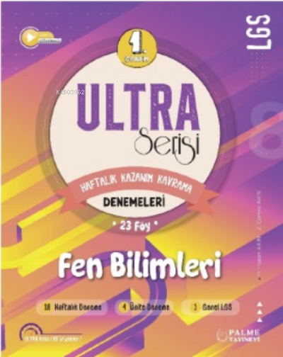 Ultra Serisi LGS 1.Dönem Fen Bilimleri Denemeleri