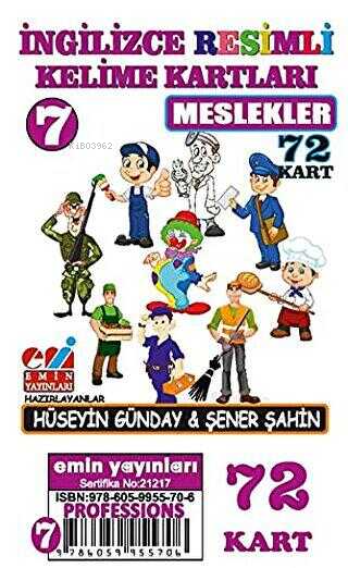 İngilizce 07.Meslekler / Resimli Kelime Kartları 72-Kart