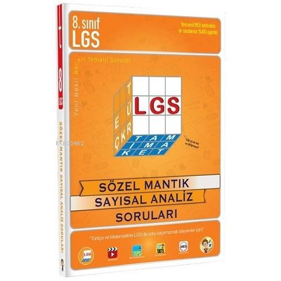 8. Sınıf LGS Sözel Mantık Sayısal Analiz Soruları