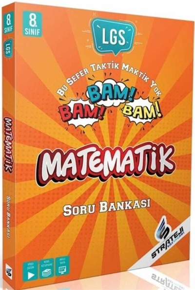 Strateji Bayilik Yayınları 8. Sınıf Matematik Bam Bam Soru Bankası