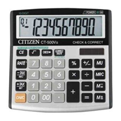 Citizen Hesap Makinesi İşlem Hafızalı 10 Haneli Ct 500Vıı | Citizen | 4562195130307 | 