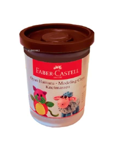  Faber Castell Oyun Hamuru (Tekli) (Koyu Kahverengi) (110 Gr) (3+) | Faber Castell | 8681241056838 | 