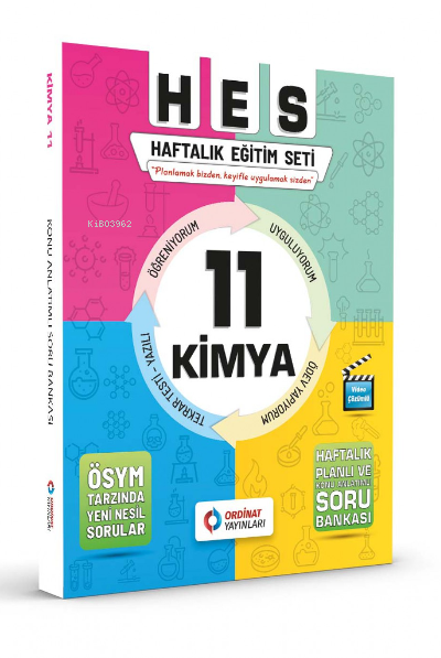 11. Sınıf Kimya  Set ( Hes Serisi )