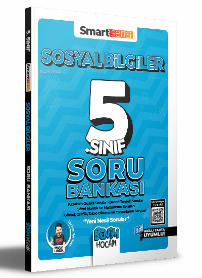  2022 5 Sınıf Sosyal Bilgiler Soru Bankası | 2022 5 Sınıf Sosyal Bilgiler Soru Bankası | Metin Uruk | Benim Hocam Yayınları | 9786257484541 