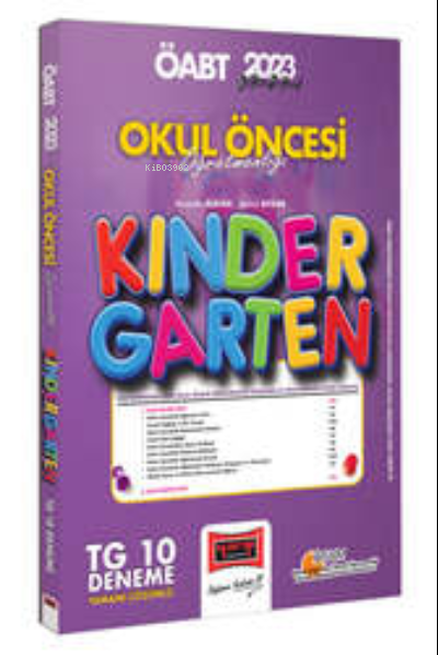  2023 ÖABT Okul Öncesi Öğretmenliği Kindergarten Tamamı Çözümlü TG 10 Deneme | 2023 ÖABT Okul Öncesi Öğretmenliği Kindergarten Tamamı Çözümlü TG 10 Deneme | Mustafa Alkan | Yargı Yayınevi | 9786254215346 