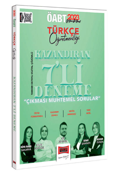  2023 ÖABT Türkçe Öğretmenliği Kazandıran Tamamı Çözümlü 7 Deneme | Kevser Evsen | Yargı Yayınevi | 9786254216985 | 