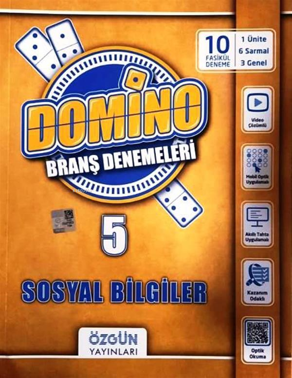  5 Sınıf Sosyal Bilgiler Domino Branş Denemeleri | 5 Sınıf Sosyal Bilgiler Domino Branş Denemeleri | Kolektif | Özgün Yayıncılık | 9786057678362 