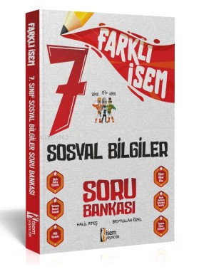  2024 Farklı İsem 7Sınıf Sosyal Bilgiler Soru Bankası | 2024 Farklı İsem 7Sınıf Sosyal Bilgiler Soru Bankası | Halil Ateş | Beytullah Özel | İsem Yayıncılık (Hazırlık) | 9786052867778 
