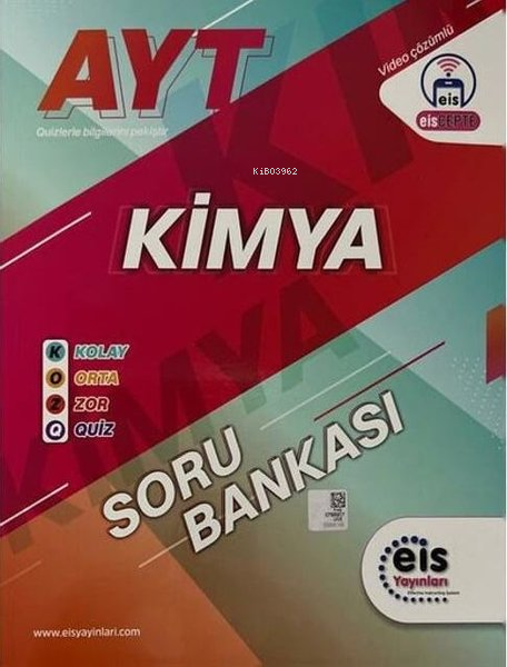 AYT Kimya KOZ Serisi Soru Bankası