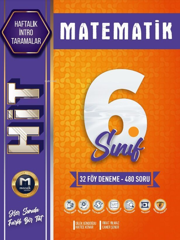 Mozaik Yayınları 6. Sınıf Matematik HİT 32 Deneme