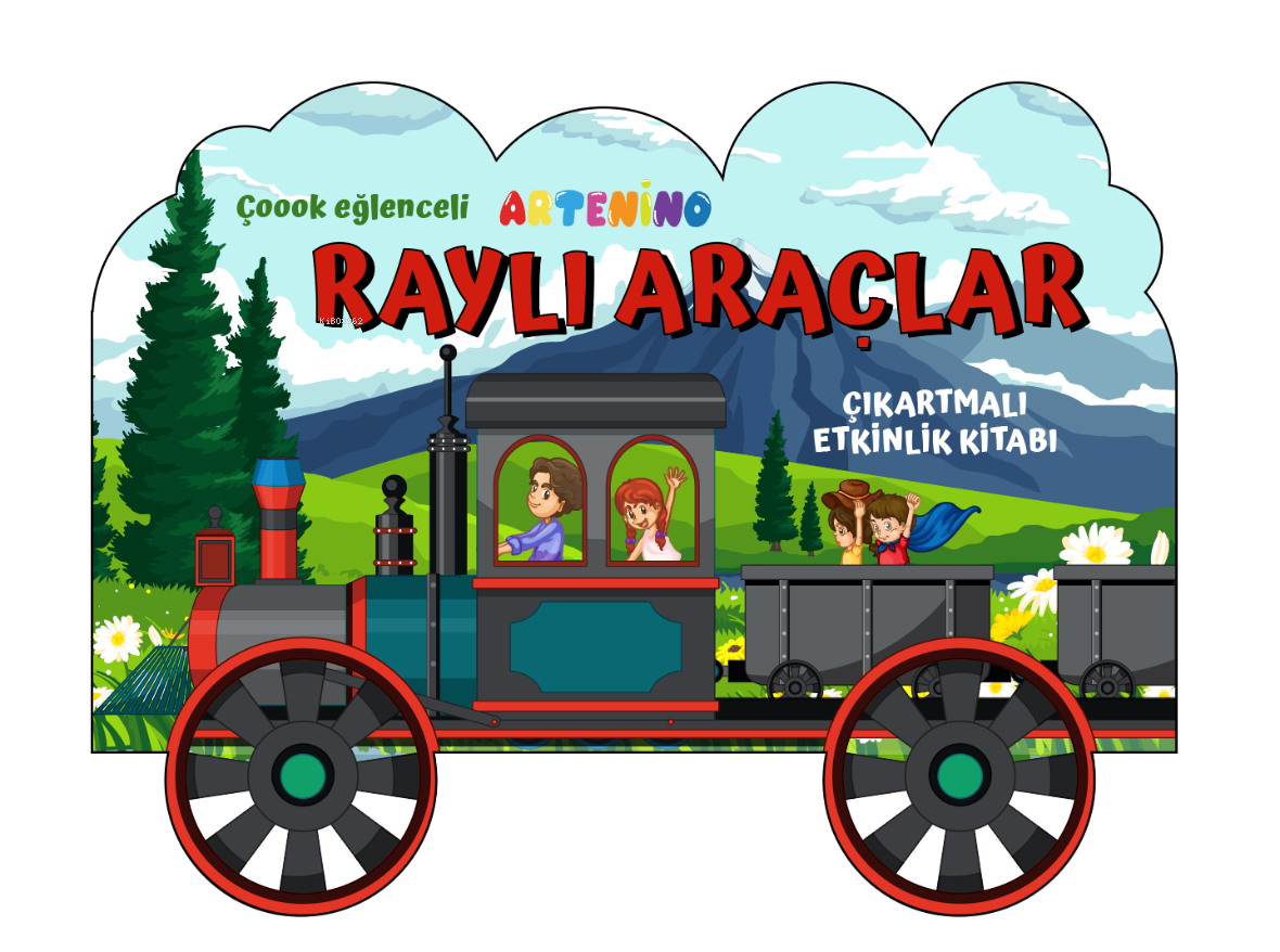 Taşıtlar Serisi - Raylı Araçlar Çıkartmalı Etkinlik Kitabı