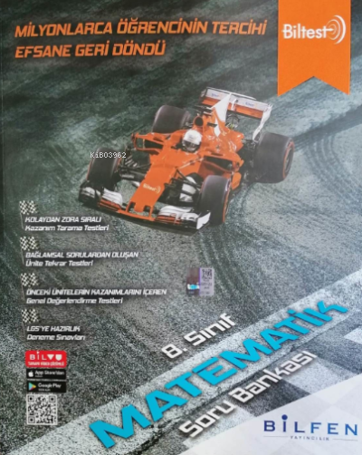  8 Sınıf Biltest Matematik Sb | Kolektif | Bilfen Yayıncılık | 9786258337686 | 