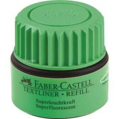  Faber Castell Fosforlu Mürekkep (30Ml) (Yeşil) (Textlıner 1549) (Automatıc Refıll) (4 Lü) | Faber Castell | 4005400061015 | 