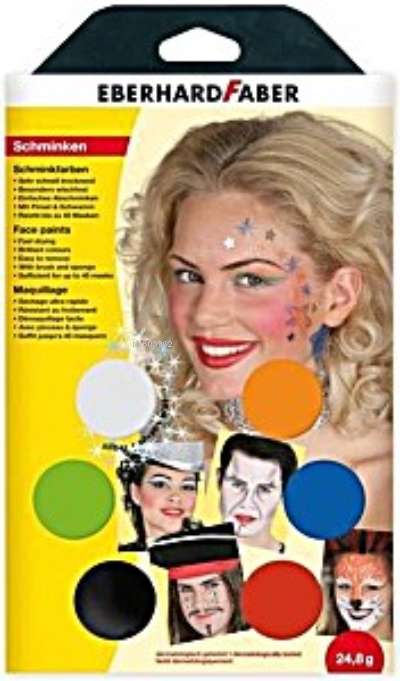  Eberhard Faber Yüz Boyası (6 Renk) (Tablet) | Eberhard Faber Yüz Boyası (6 Renk) (Tablet) | Faber Castell | 4087205790062 