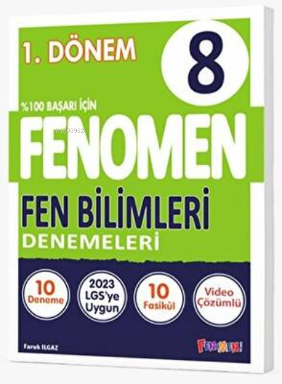 8 Fen Bilimleri 1.Dönem Denemeleri (10 Deneme)