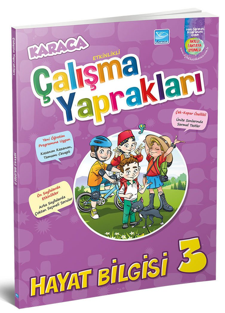  3 Sınıf Hayat Bilgisi Etkinlikli Soru Bankası Çalışma Yaprakları | 3 Sınıf Hayat Bilgisi Etkinlikli Soru Bankası Çalışma Yaprakları | Kolektif | Karaca Eğitim Yayınları | 9786051901862 