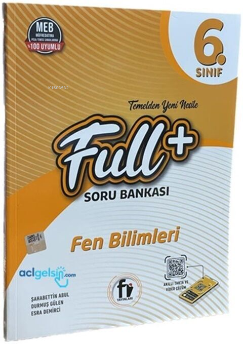  6Sınıf Full+ Fen Bilimleri Soru Bankası | Şahabettin Abul | Durmuş Gülen | Fi Yayınları | 9786052671849 | 