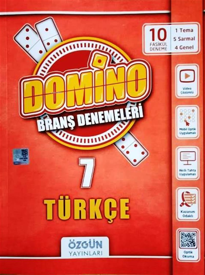  7 Sınıf Türkçe Domino Branş Denemeleri | 7 Sınıf Türkçe Domino Branş Denemeleri | Kolektif | Özgün Yayıncılık | 9786057678294 