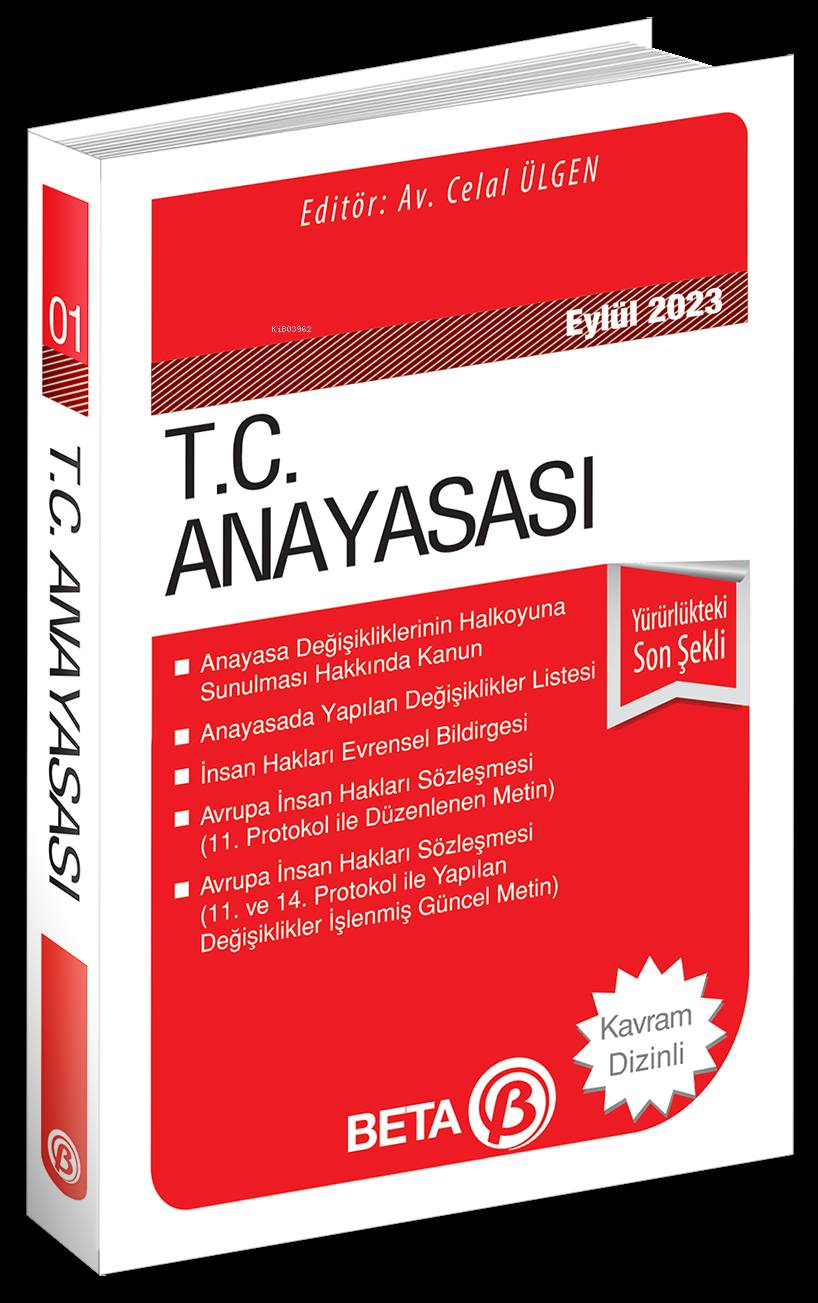 T.C. Anayasası Eylül 2023