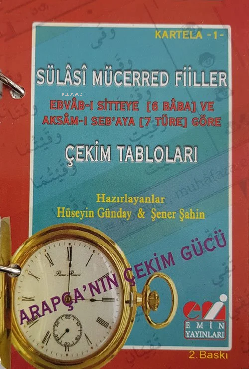 Sülasi Mücerred Filler-Çekim Tabloları (Kartela 1); Ebvab-ı Sitteye ve Aksam-ı Seb'aya Göre