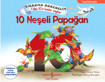 10 Neşeli Papağan ;Çıkarma Öğrenelim 1'den 10'a Kadar Sayılar