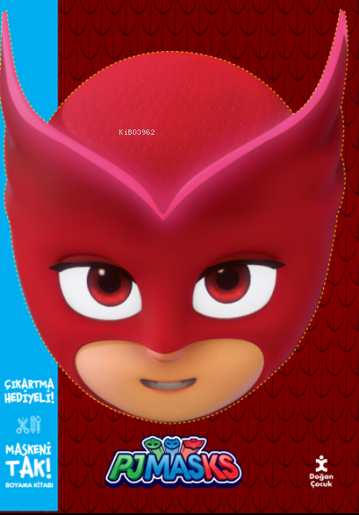 Maskeni Tak Pjmasks Baykuş ;Boyama Kitabı