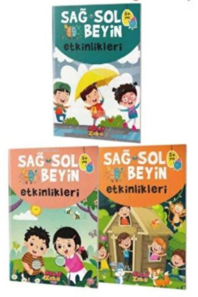  Sağ ve Sol Beyin Etkinlikleri Seti (5+Yaş) | Sağ ve Sol Beyin Etkinlikleri Seti (5+Yaş) | Kolektif | Aktif Zeka Yayınevi | 6051270002281 